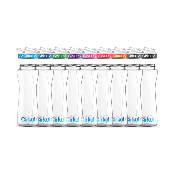 22oz. Plastic Bottle & Comfort Grip Lid R1